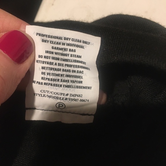 VINCE dress - merino wool, embellished,  jeweled collar - Picture 12 of 14